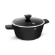 Blaumann Black Silver Collection tapadásmentes lábas fedővel 28 cm