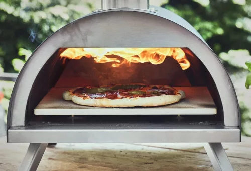 BURNHARD NERO pellet/fa tüzelésű pizzakemence 2.0
