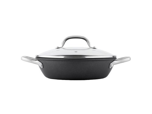 BOJ Öntöttvas lábas üvegfedővel  26 cm - New classic
