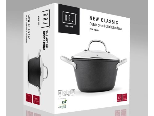 BOJ Öntöttvas fazék 28 cm - New classic
