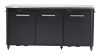 COZZE 3 részes kültéri konyha modul, integrált szemetessel (180cm)