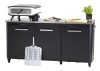 COZZE 3 részes kültéri konyha modul, integrált szemetessel (180cm)