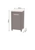 COZZE 1 részes kültéri konyha modul 60×60 cm, magasított (110 cm magas)
