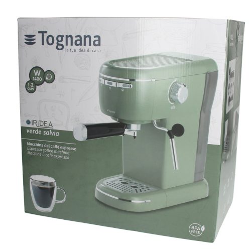 Tognana Espresso elektromos kávéfőző 1400W zöld szín