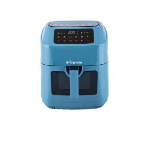   Tognana Air Fryer, 9,2 L 1800-2150W, digitális kijelző, 8 program kék szín