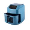 Tognana Air Fryer, 9,2 L 1800-2150W, digitális kijelző, 8 program kék szín