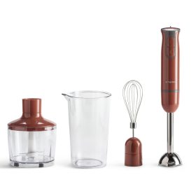   Tognana 4 részes 600W multifunkciós botmixer szett piros szín