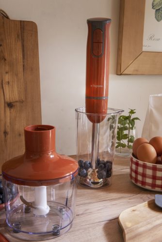 Tognana 4 részes 600W multifunkciós botmixer szett piros szín