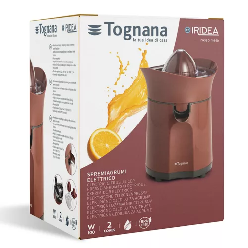 Tognana elektromos citrus facsaró 100W piros szín