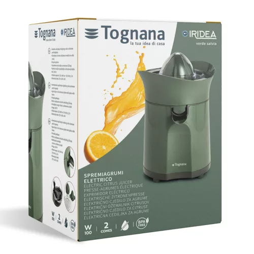 Tognana elektromos citrus facsaró 100W zöld szín