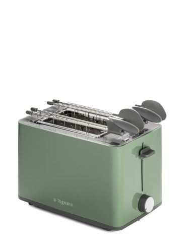 Tognana kenyérpirító 850W 4 funkció 7 barnítási fokozat zöld szín