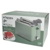 Tognana kenyérpirító 850W 4 funkció 7 barnítási fokozat zöld szín
