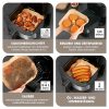 GOURMETMAXX sütőpapír Ívek Forrólevegős Fritőzhöz / Airfryerhez 100DB