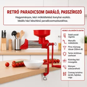 RETRÓ  paradicsom daráló, passzírozó