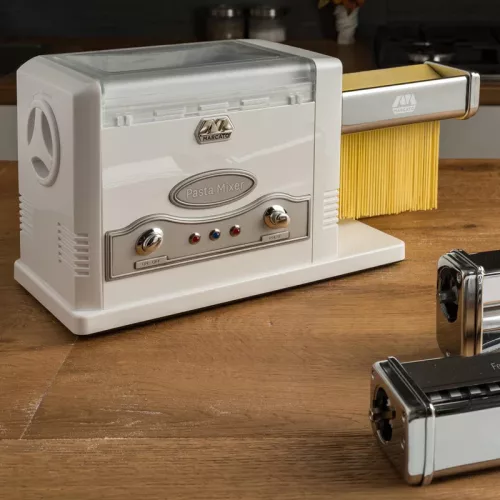 Marcato Pasta Fresca elektromos tésztagép és dagasztógép 3 db adapterrel 