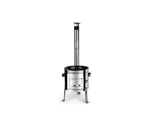 Inox parti üstház 39cm + kémény + könyök