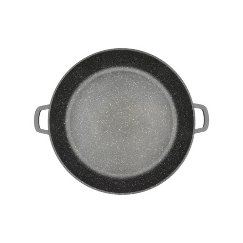 Royalty Line alacsony lábas fedővel 7 liter 36 cm márvány bevonatos fekete, levehető fogók