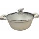 Tapadásmentes (márvány) bevonatos lábas 28cm  RL. Granite
