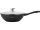 Royalty Line wok 28 cm, márvány kivitel, indukciós, fekete, üvegfedő