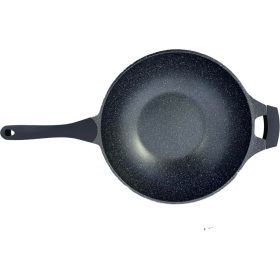   Royalty Line wok 32 cm, márvány kivitel, indukciós, fekete
