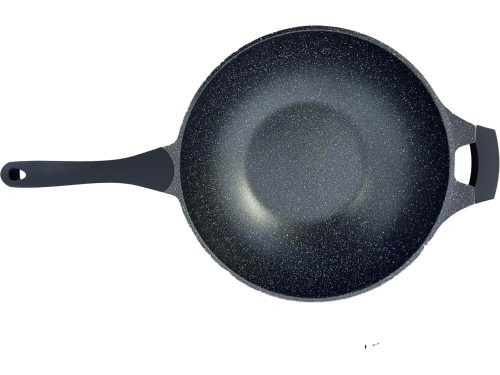 Royalty Line wok 32 cm, márvány kivitel, indukciós, fekete