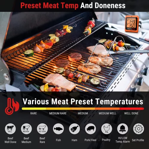 Thermopro Digitális Hőmérő 2 szondás