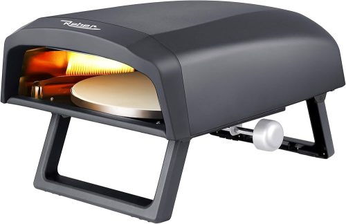 REBER gázlángos pizzakemence forgatható 64x44x31,5 cm