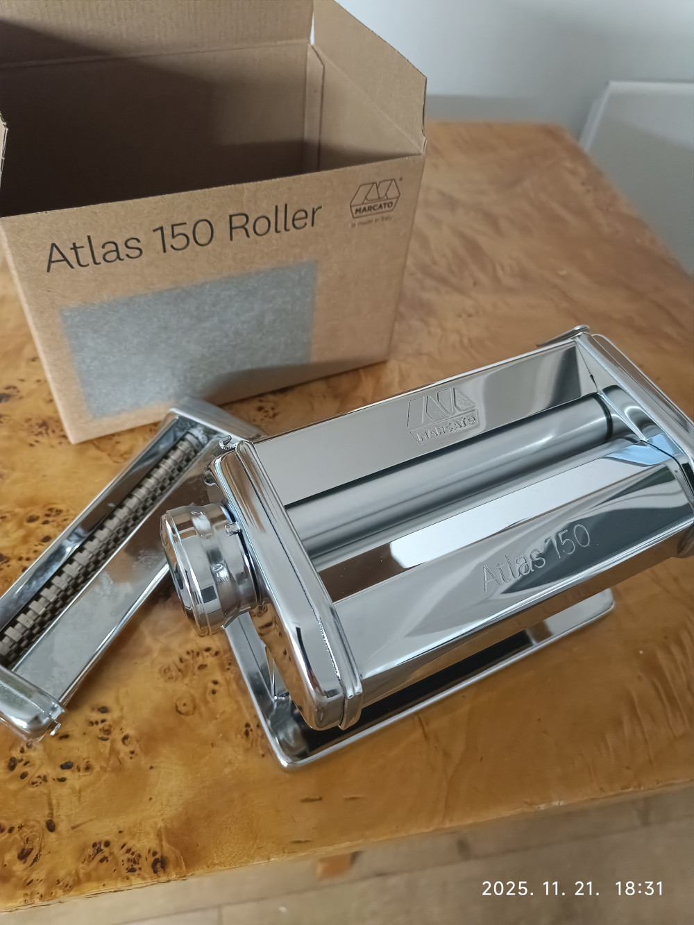 Marcato Atlas 150 nyújtógép olasz Roller
