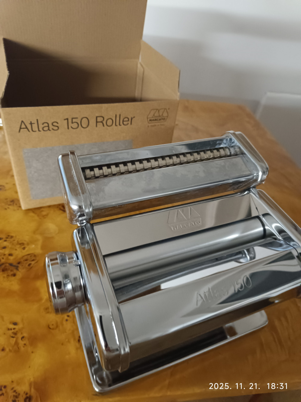 Marcato Atlas 150 nyújtógép olasz Roller
